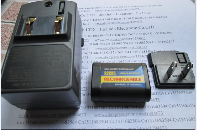 NEW 2CR5 R2CR5 6V 500mah for Canon EOS 1V HS camera  charger Rechargeable lithium Li-ion Li-Fe battery