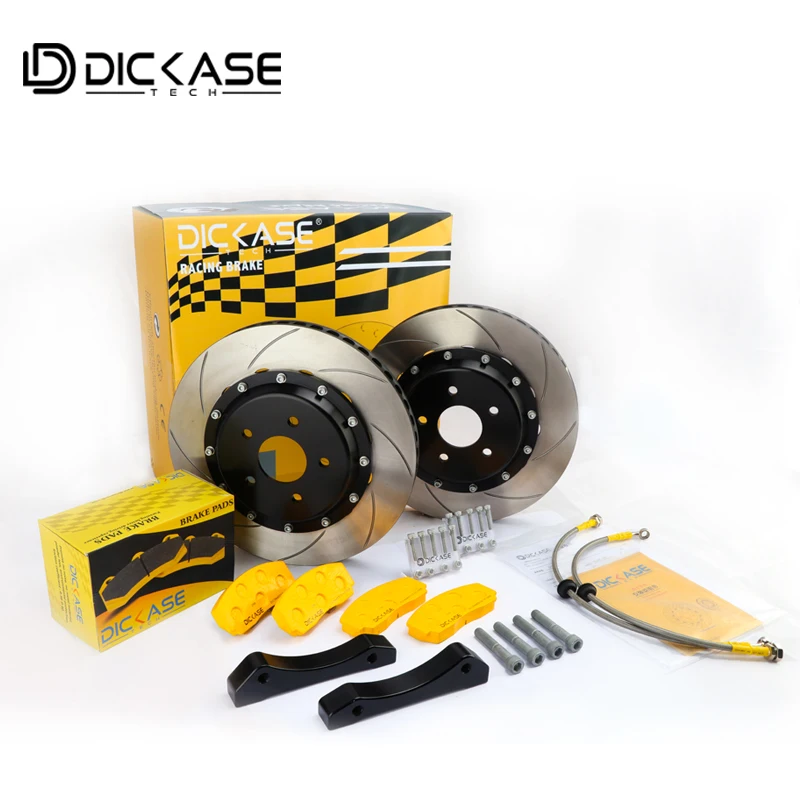 

Auto Brake Parts DICASE 355mm Curved Grooves Brake Disk for CP 9040 Brake Caliper Fit for BMW F30 335i N55 225KW