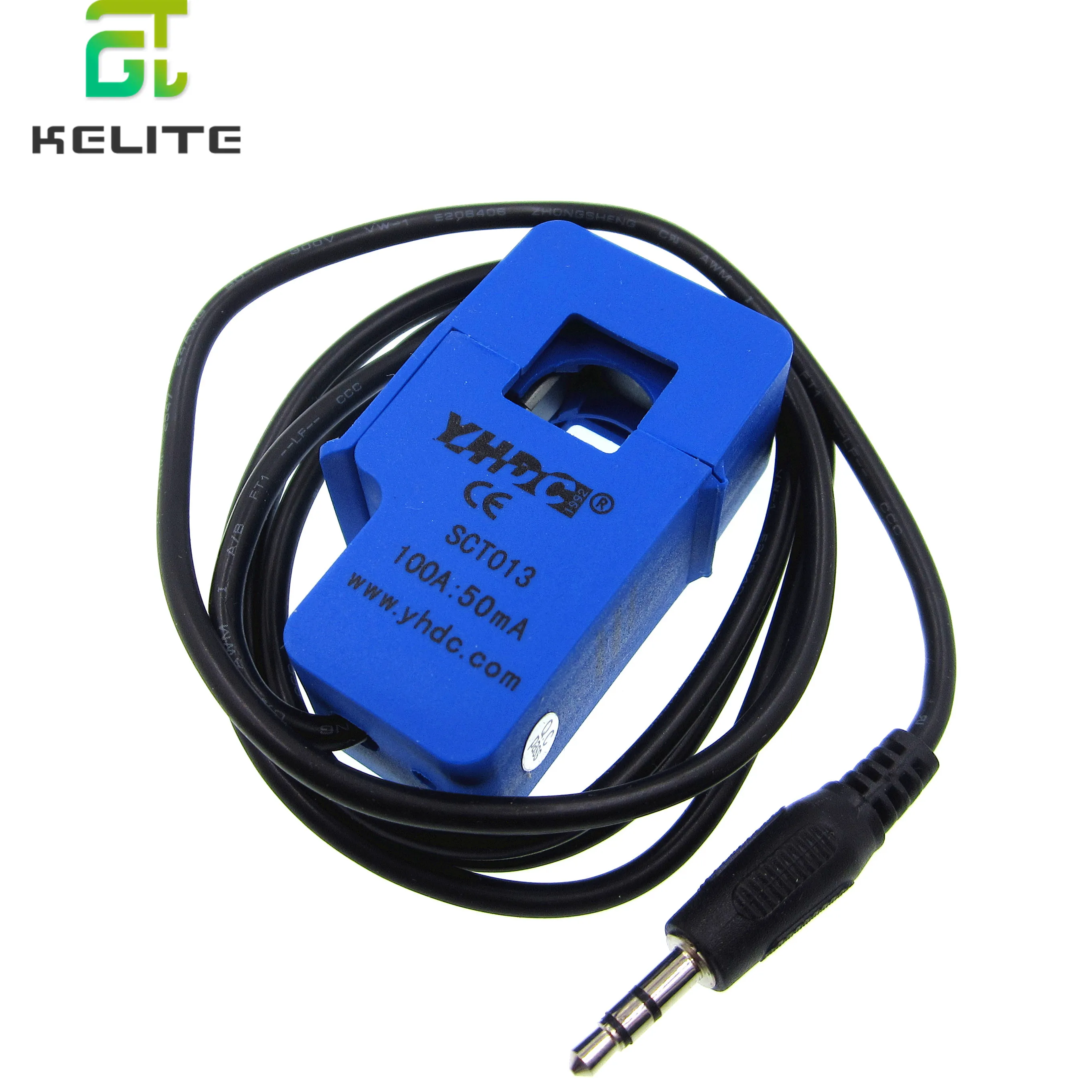 Non-invasive Split Core Current Transformer AC current sensor 50A 100A SCT-013-000