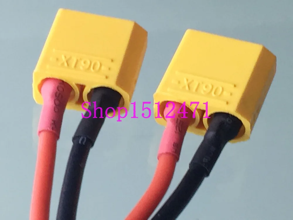 XT90 Parallel Battery Y Splitter Cable 1 female to 2 male for Lipo Battery