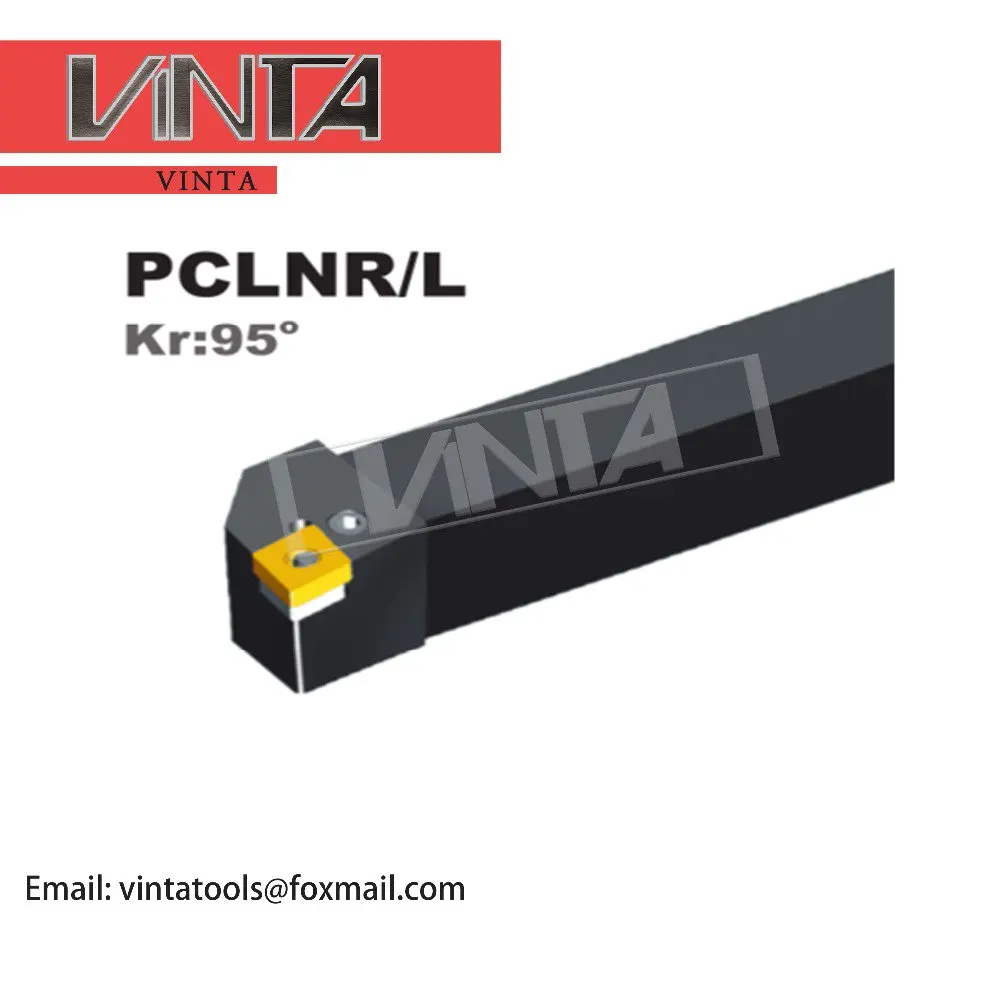 PCLNR2020K12 PCLNR2525M12 PCLNR3232P12 PCLNR3232P16 PCLNR3232P19 CNC Carbide External Turning Tool Cutter Holder Bar