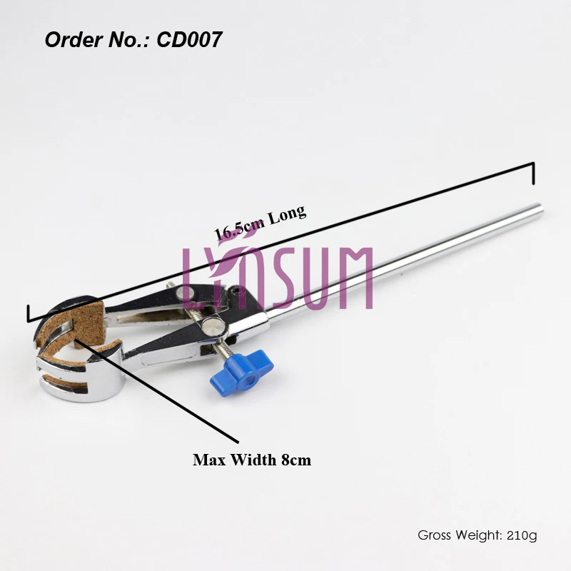 Laboratory Retort Rod Support Stand Platform Set Lab Flask Clamp Clip Ring Bosshead Burner Tong Beaker Holder Metal Grips Tool