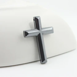 fashion hot sale hematite Little cross pendant accessories diy accessories HP1044