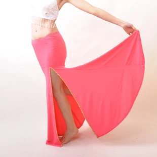 NEW Belly Dance Costume Professional Performances split Skirt Dress 9colors