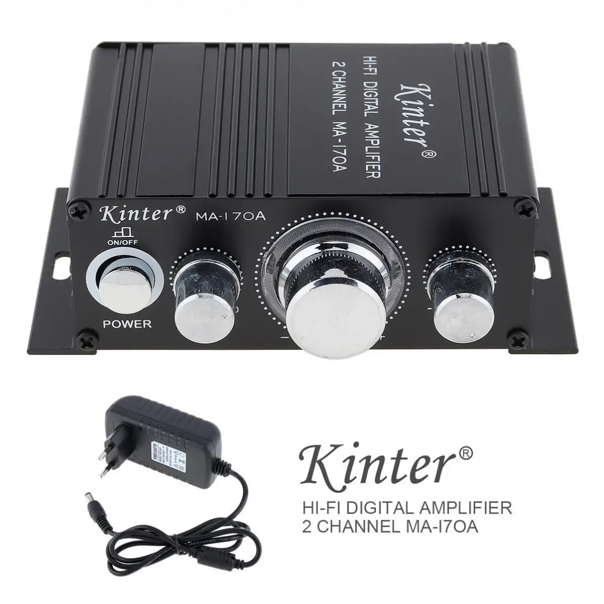 2CH Hi-Fi Car Audio Power Amplifier FM Radio Player Reverberation Function Support MP3/FM/USB/SD/DVD/Microphone/Phone APP