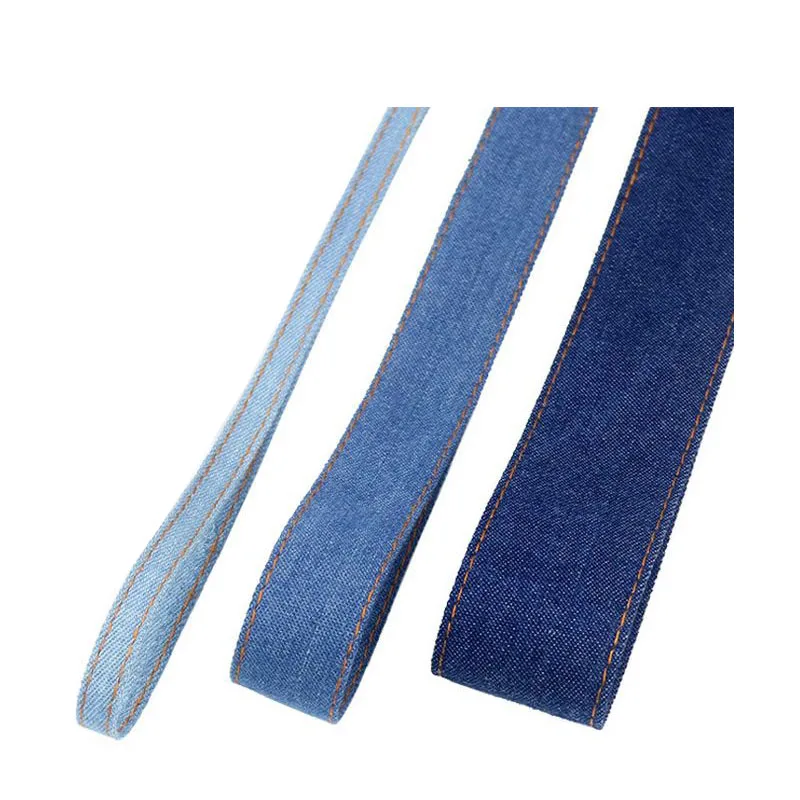 High quality 5 Yard/Piece,Denim Ribbon,For Diy Handmade Riband Craft Packing Hair Accessories Wedding Materials Package