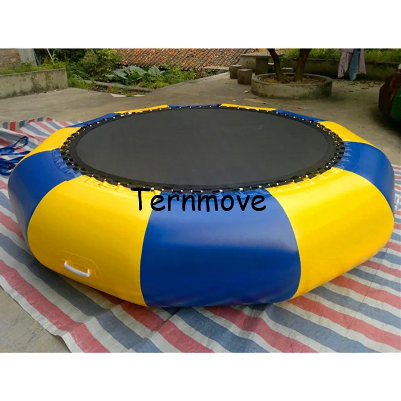 Cama de salto de agua, trampolín de gimnasia, rebotador de agua inflable, Parque Acuático flotante