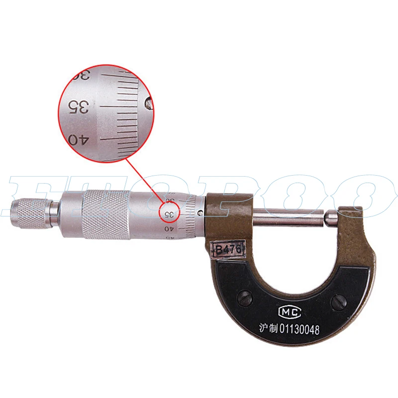 ball head Tube Micrometers 0-25mm/0.01mm Gauge Micrometer For Measuring Thicknes Of Pipes Tubes Vernier Caliper Measuring tool