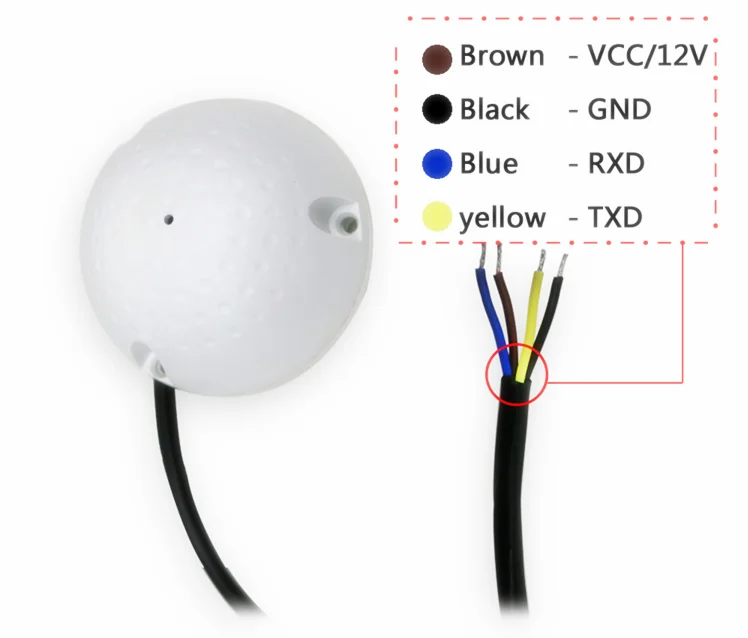 Sound detection sensor module Noise decibel detection serial port output noise 45-100dB RS485 Baud rate 9600 Environmental noise