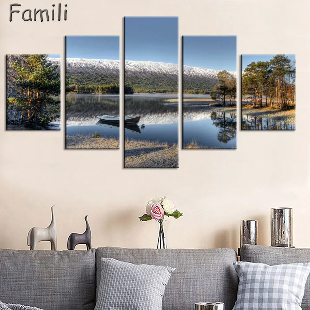 

5Pcs/set HD Printed ringerike norway ringerike Painting Canvas Print room decor print poster picture canvas Free shipping