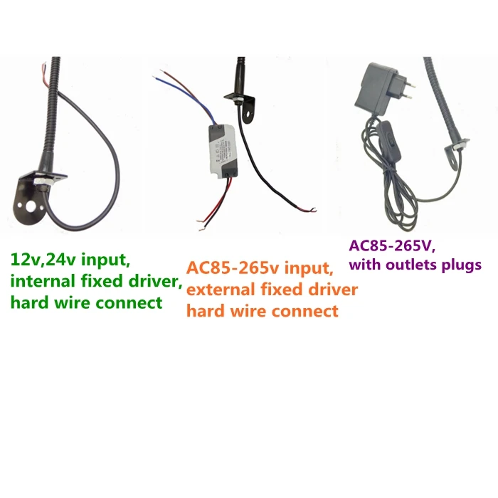 110 V/220 V/12 V/24 V 3 W Macchina Da Cucire Lampada A Led