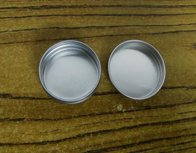 

3000pcs Fast shipping 10ML Empty Nail Art Cream Pot Lip Balm Cosmetic Tin Containers Bottles Screw Thread Cosmetic Pot 41x15mm