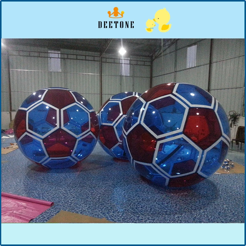 The factory sells 2Mpvc adult/child inflatable water sports toys, inflatable water walking balls and soccer balls