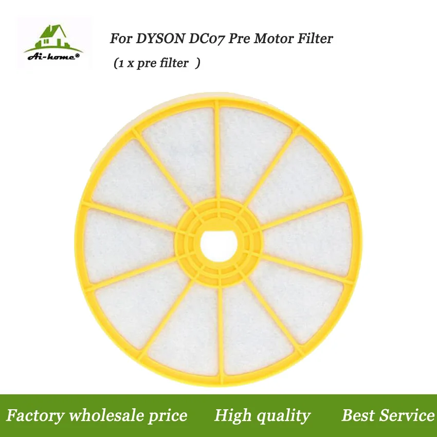 استبدال فلتر المحرك المسبق Dyson DC07 ، جزء مرشح المحرك المسبق #904979-02 ، ملحق مرشح Hepa للمكنسة الكهربائية