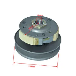 Motorcycle Belt Pulley Driven Wheel Clutch Assembly Cover Component for Honda WH100 GCC100 SCR100 SPACY100 Spare Parts