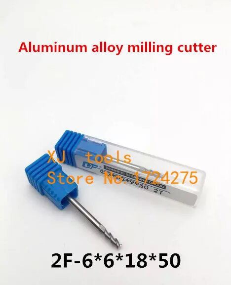 

5pcs 2F-6*6*18*50MM alloy aluminum milling cutter ,carbide aluminum milling cutter ,CNC End milling cutter ,CNC Milling tool