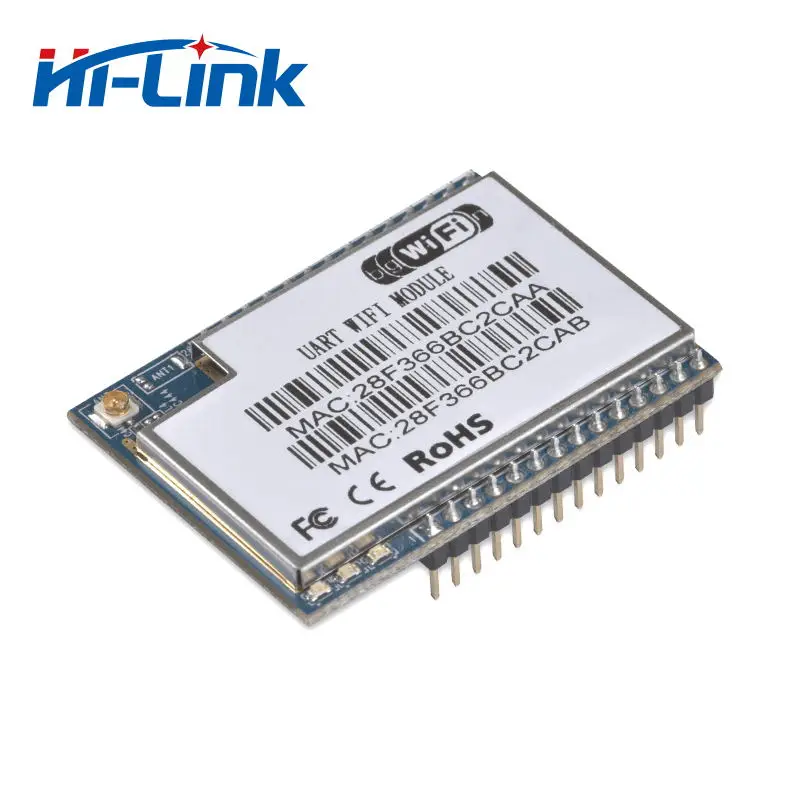 Free shipping HLK-RM04 RS232 RS485 Serial to WIFI Embedded wireless module with External antenna 32M RAM 8M Flash