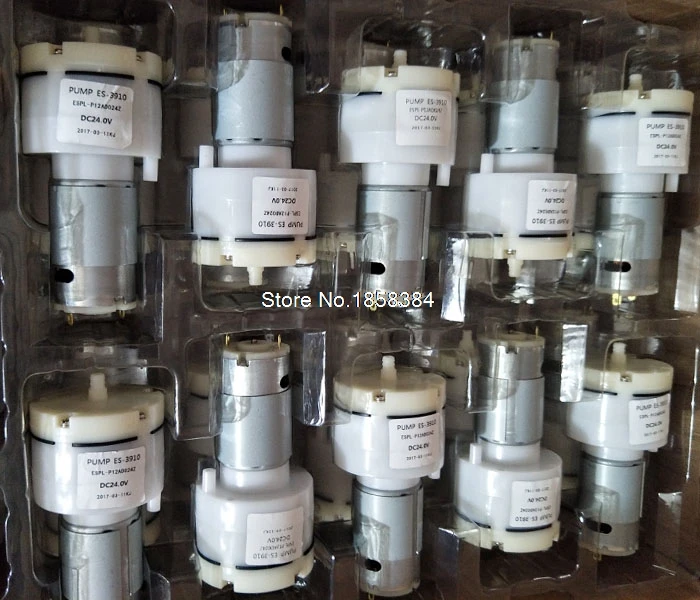 -Pompa Vakum Mikro 70KPA DC12V 24V Pemisah Aliran Besar Kebisingan Rendah Pompa Udara Mini Pengisap Diafragma