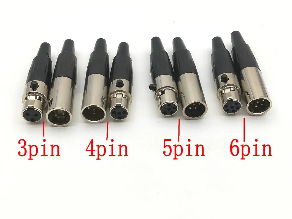 

20set MINI XLR ( Male plug + Female Jack) adapter connector wholesale