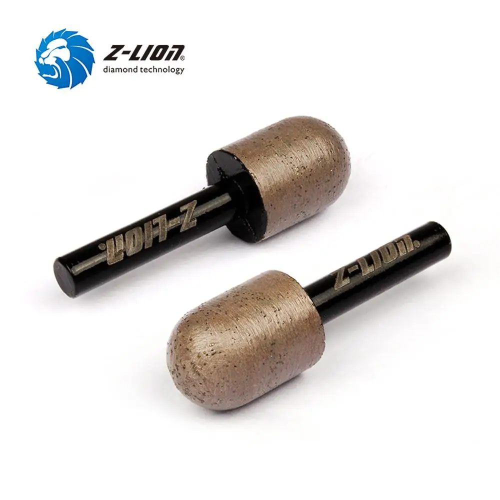 Z-LION instrumento de diamante para afilar taladros de Metal sinterizado de diamante talla herramienta abrasiva Countersink cono cilíndrico Bur