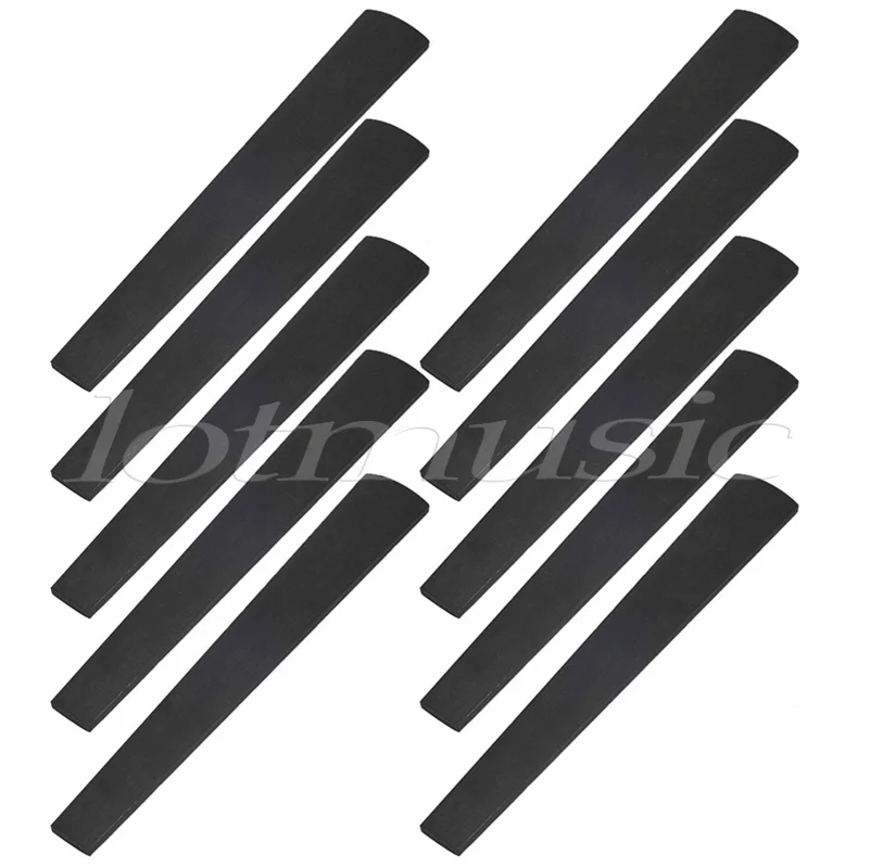 10pcs Ebony Wood 1/2 Violin Fingerboard Fretboard Violin Shop