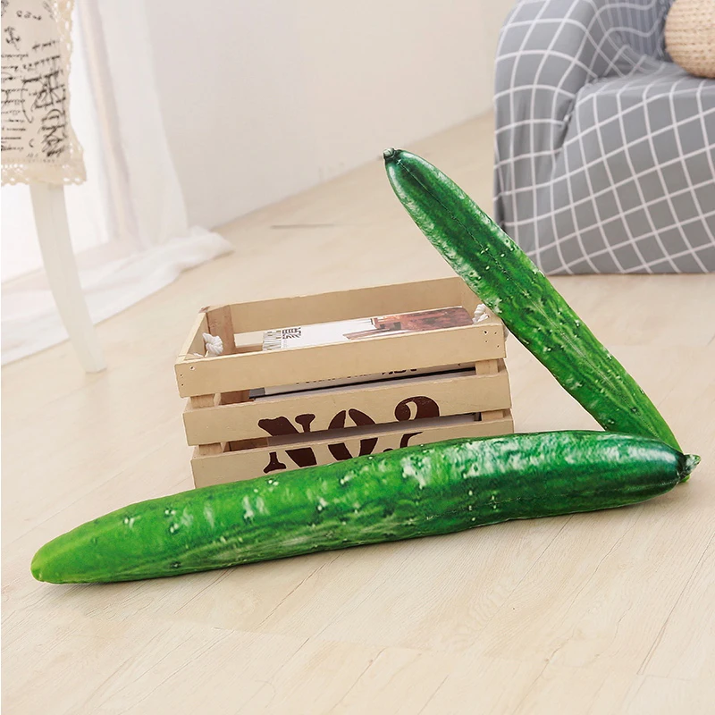 50/70/110cm Huge Creative Simulation Cucumber Plush Toy Soft Stuffed Cute Fruits Pillow Funny Kids Children Birthday Gift Doll