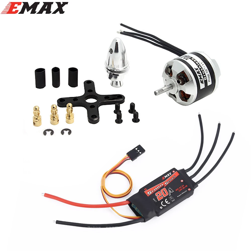 Motor EMAX XA2212 820KV 980KV 1400KV con EMAX Simonk 20A / 30A ESC Set para RC modelo para F450 F550 RC Quadcopter