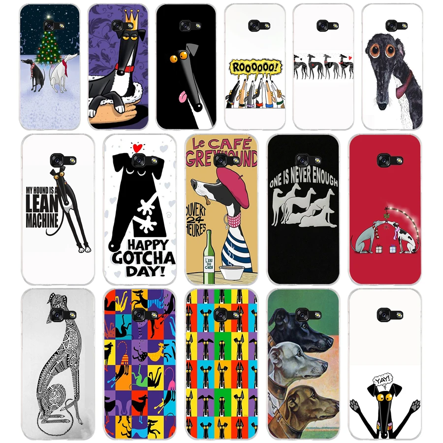 209 Cartoon Greyhound Semaphore Soft Silicone Tpu Cover phone Case for Samsung a3 a5 2017 a6 plus a7 a8 a9 star lite s 6 7 8 9