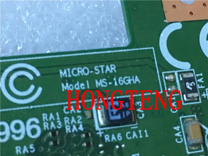 Used Original MS-16GHA GENUINE FOR MSI LAN VGA USB BOARD GP60 2EP LEOPARD MS-16GH SERIES(CB49) Test OK Free Shipping