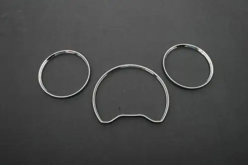 High Quality Chrome Dashboard Gauge Ring Bezel Dial Ring Set for Mercedes Benz W202 96-00 Free Shipping