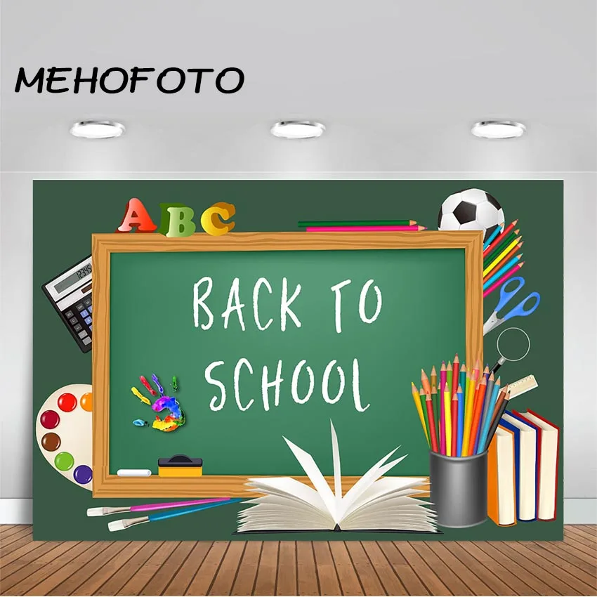 

Back to School Photography Backdrop Chalkboard Children Kid Back to School Party Backdrops Photo Studio Photobooth Background