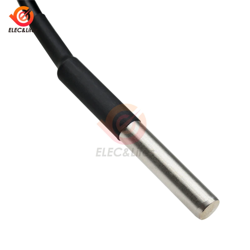 DS18B20 DS18S20 NTC Thermistor Temperature Sensor Waterproof Probe Cable Stainless steel package 10K 1% 3950 Digital temp sensor