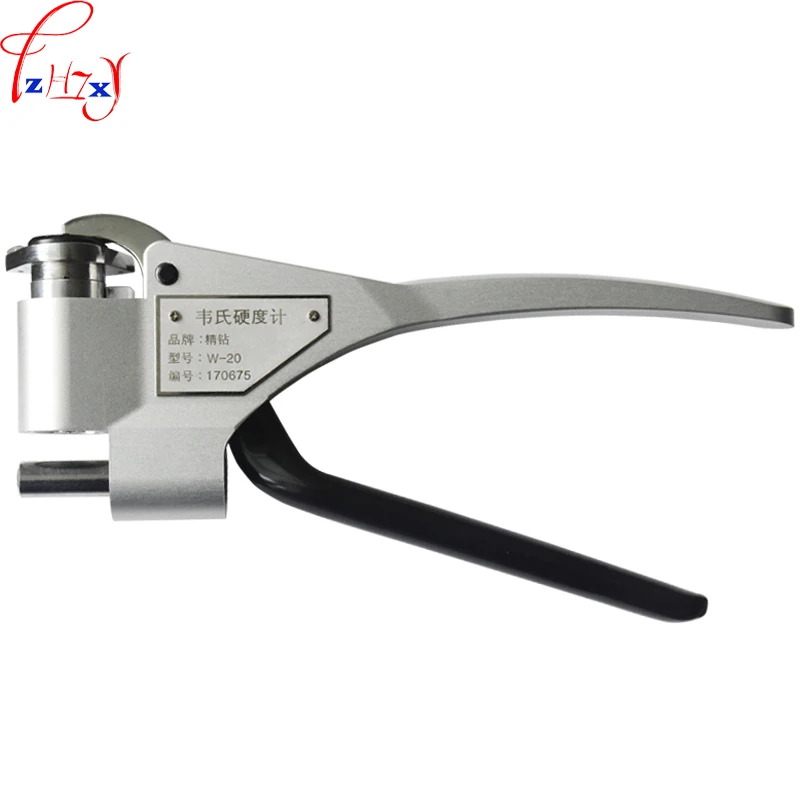 1PC Webster Hardness Tester W-20 Handheld Aluminum Alloy Stainless Steel Hardness Clamp Tester 0-20HW