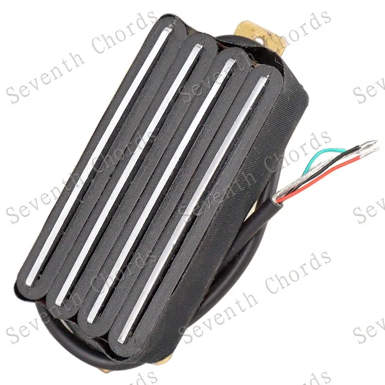 1 Stück Hot Rail 2-Dual Blade Humbucker-Tonabnehmer für E-Gitarre, 4-Draht-Tonabnehmer, 4 Farben, Gitarrenteile und Zubehör – Detail 11