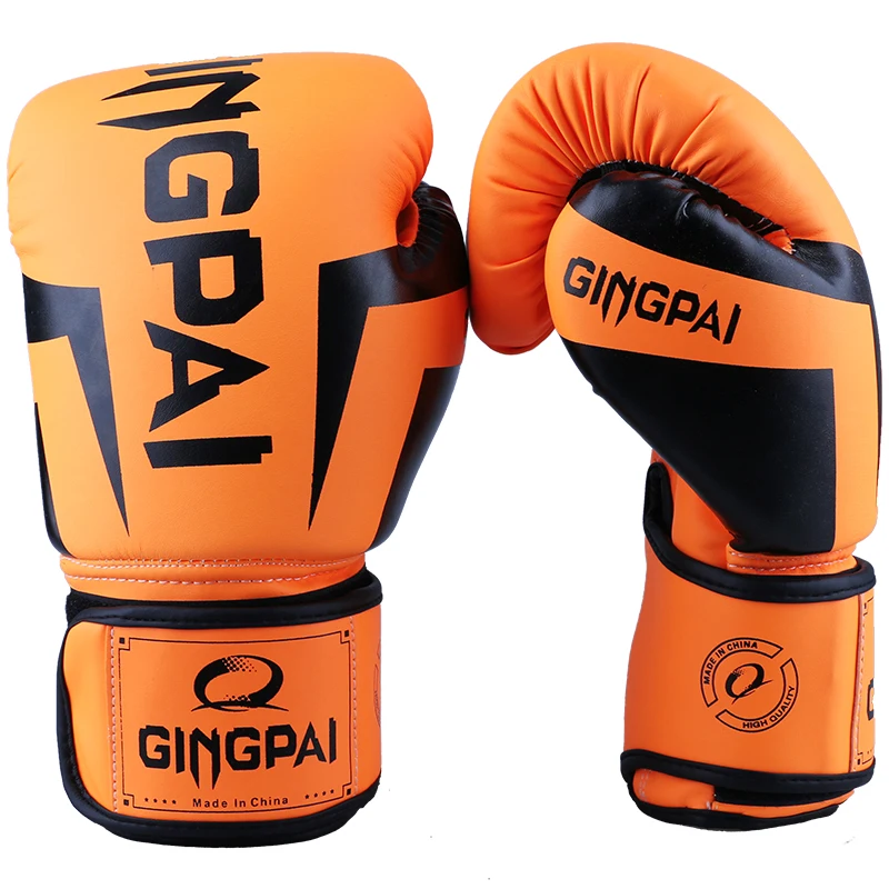 6 8 10 12OZ Warna-warni Sarung Tinju PU Busa Dewasa Tendangan Kickboxing Latihan Tinju Mma Sarung Tangan Sarung Tangan Muay thai Sandbag Sarung Tangan