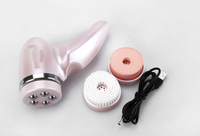 Washing A Face Wash Cleansing Instrument Artifact Meter Charging Waterproof Electric Brush Cleaner Pore Black Head Massager