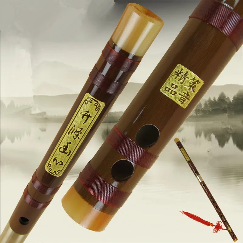 Professional Bamboo Flute Dizi flauta de embolo china Open Hole C D E F G Key Concert Flute Instrumento Musical bambu flüt