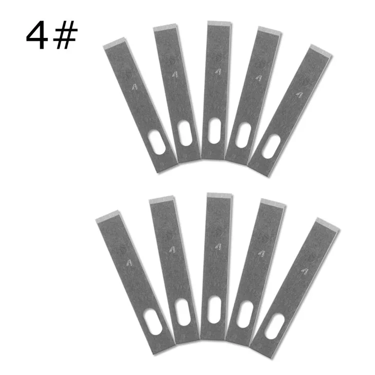 10 Pcs One Lot Sculpture Scalpel Repair Phone Paper Cut Multifunction Knife Blade Replacement