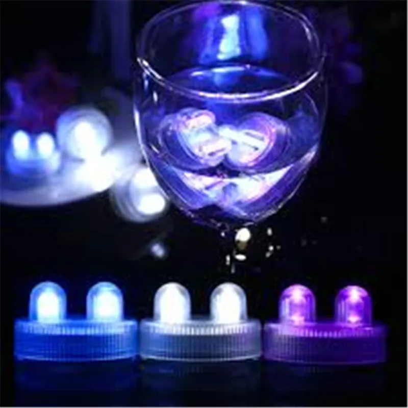 

Factory Direct Deal!!! 50pcs/Lot Submersible Waterproof Wedding LED Tea Candle Light Battery Operated LED Floralyte Lights