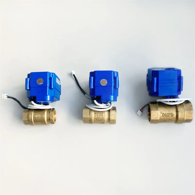 

HIDAKA CWX-15Q 1"(DN25) (1PCS) 3Pin Motorized ball valve 3 Wired Control for Water Leaking Detector WLD-805 WLD-806