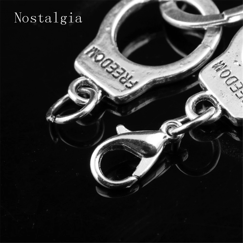 New Fashion Fifty Shades Of Grey Inspired 50 Shades Charms Bracelet Tie Handcuffs Gray Bracelets Women Crime Bracelet Punk image 4