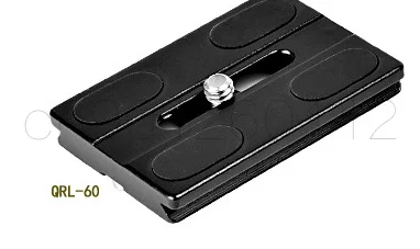 AluminumQuick リリースプレート QRL-40 50 60 70 と 1/4 ''ねじ用カメラの安全ネジインストール高品質三脚ボールヘッド