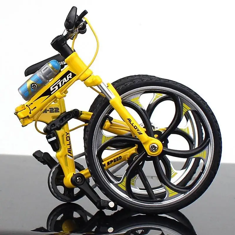 Mini dedo para bicicleta de montaña y carretera, uds de Metal, decoración de bicicleta de juguetes de bicicleta, excelente modelo de bicicleta, regalo para niños, 1 juguetes Bmx