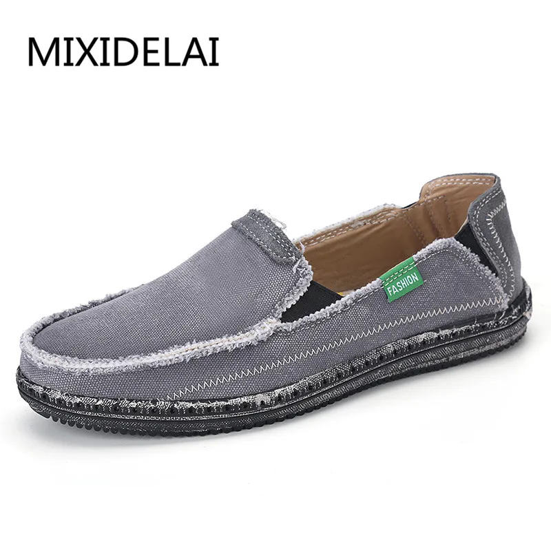 Nuovo arrivo a basso prezzo Mens traspirante scarpe Casual di alta qualità Jeans tela scarpe Casual Slip On uomo moda appartamenti mocassino