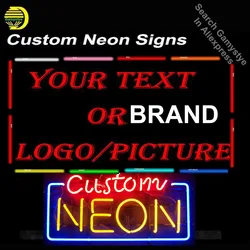NEW Custom 10kv Neon Light Sign Home Room Decor Iconic Wall Signs Beer Bar Game Room Display Restaurant Lamps Real Glass
