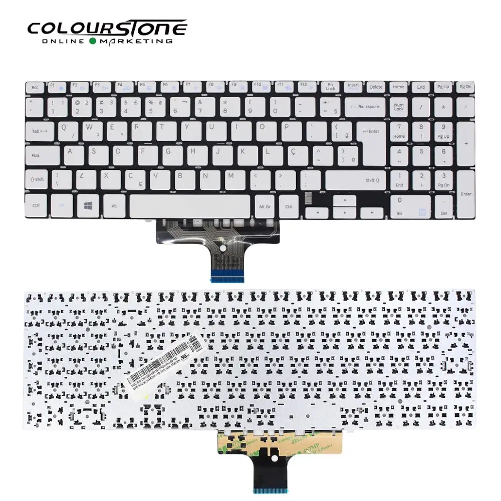 NP500 BR laptop keyboard for Samsung NP500R5K NP500R5L NP500R5H keyboard white keyboard no frame