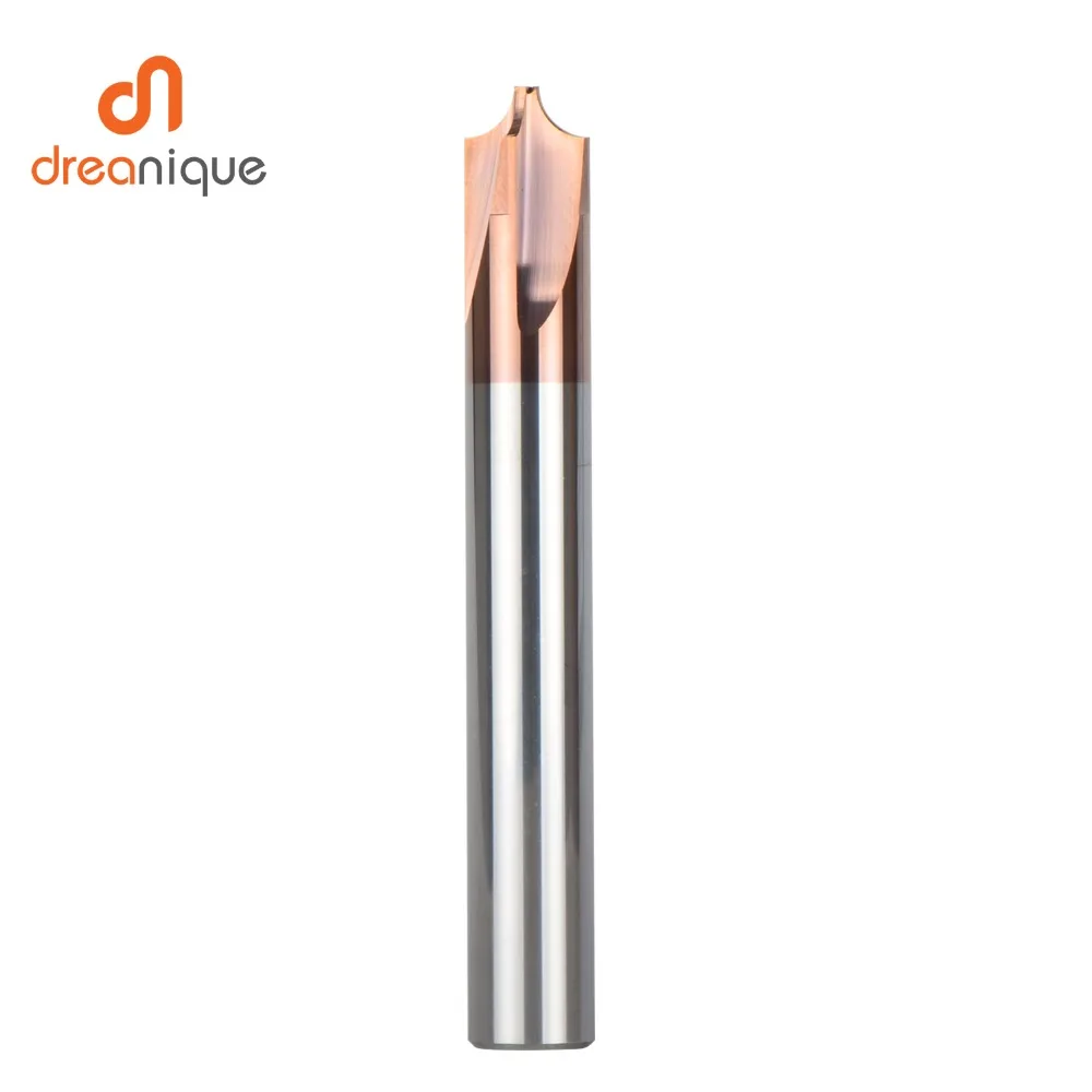 1 pcs solid carbide chamfer tool milling cutter 4 flute inner Arc R0.5 -R5.0 chamfer Router Bit corner rounding deburring tool