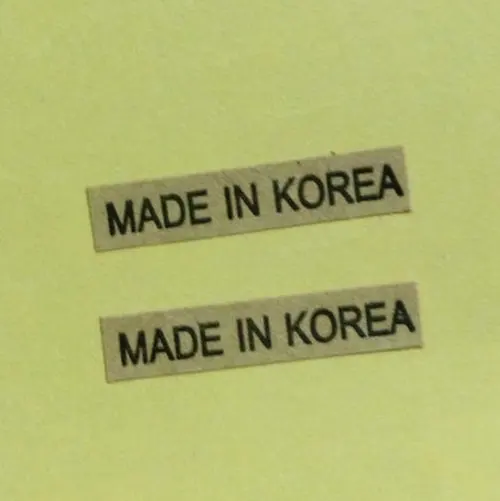 ponto feito na coreia etiqueta de papel produto origem etiqueta transparente fundo preto feito na coreia etiqueta 25 mm x mm 01