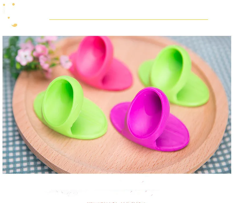 

1PC Heat Resistant Microwave cooking tools Silicone Oven Mitt Cooking Pinch Grips Skid Silicone Pot Holder OK 0501