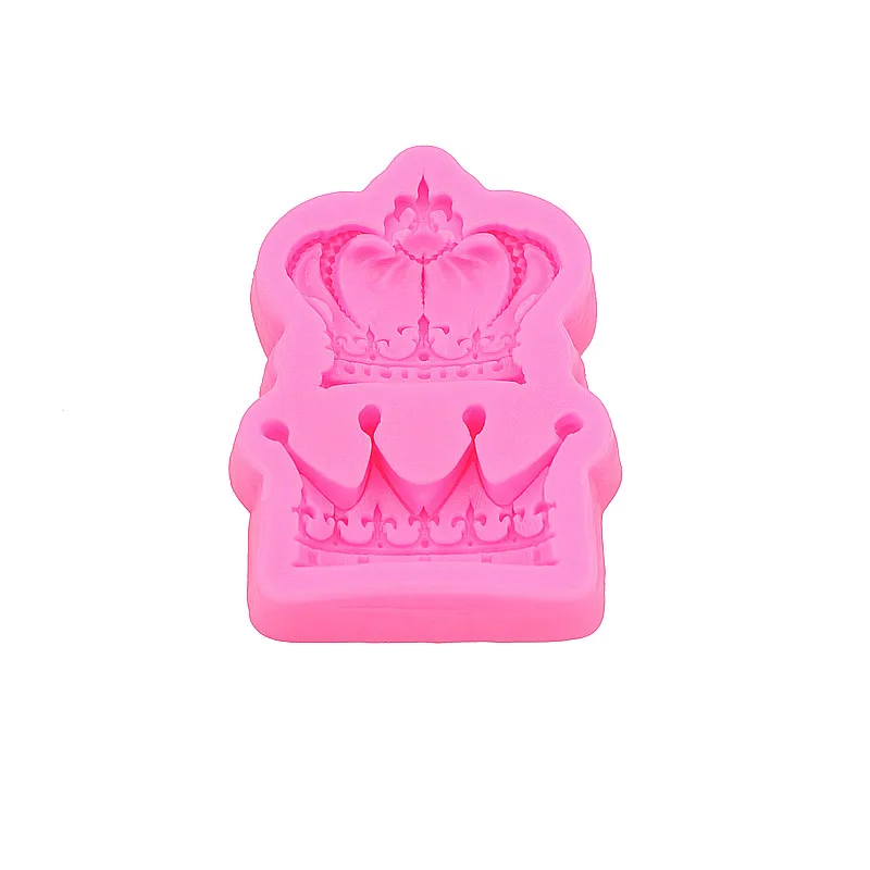 Gadgets Fondant Molds Set of 2 Crowns Silicone Mold Fondant Topping Sugar paste Chocolate Decoration BEST QUALITY